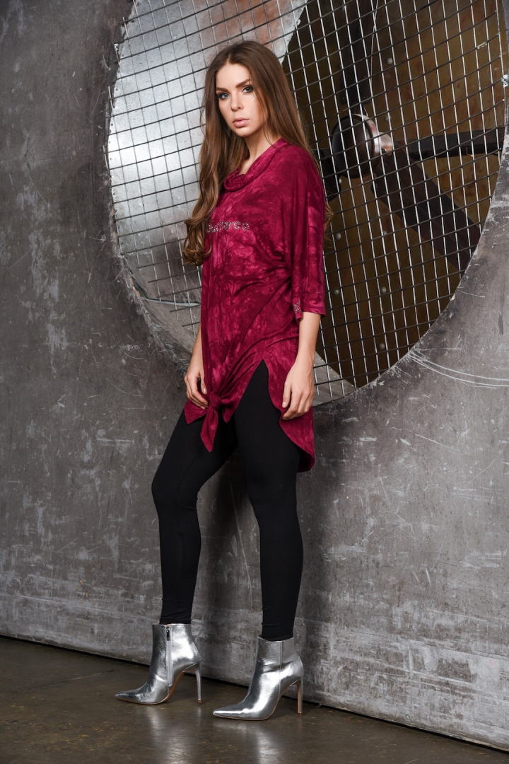 Фото товара 3624, женские черные легинсы