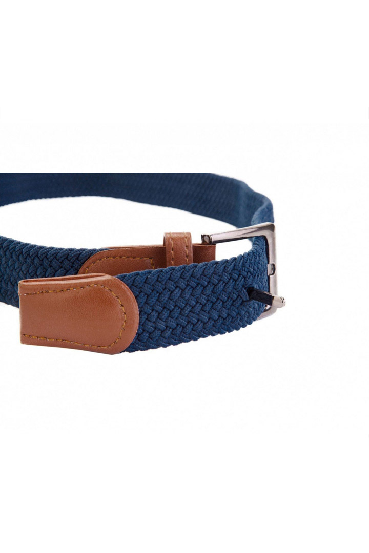 Фото товара 16966, ремень эластичный мультиразмерный темно-синий